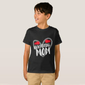 Kickboxende Mutter T-Shirt (Vorne ganz)