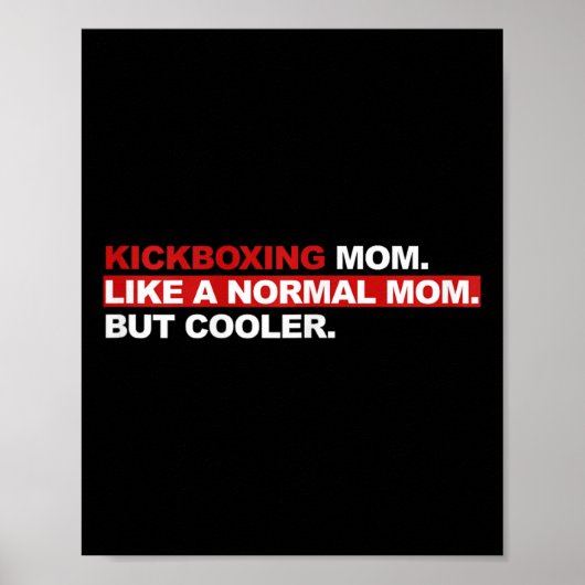 Kickboxende Mutter wie eine normale Mutter, aber c Poster (Vorne)
