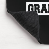 Kickboxende Oma - Kickboxer Mousepad (Ecke)