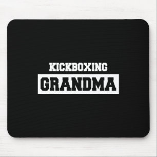 Kickboxende Oma - Kickboxer Mousepad