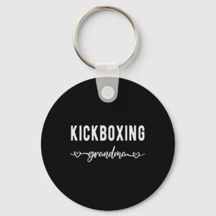 Kickboxende Oma stolze Kickboxende Großmutter  Schlüsselanhänger