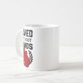 Kickboxer Boxer Rettete, aber ich Got Hände Kaffeetasse (Vorderseite Links)