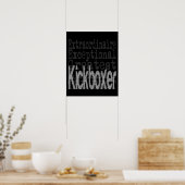 Kickboxer Extraordinaire Poster (Küche)