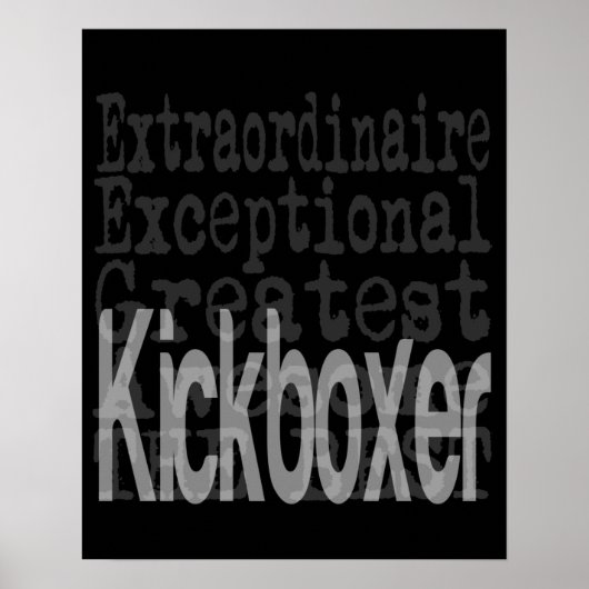 Kickboxer Extraordinaire Poster (Vorne)