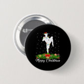Kickboxer-Fan passend zur Santa-Mütze Kickboxing W Button (Vorne & Hinten)