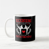 Kickboxer-Kampf-MIXED MARTIAL ARTS markieren Kaffeetasse (Links)