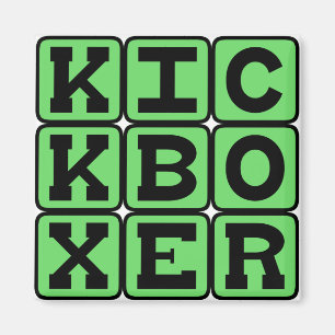 Kickboxer, Kampfkunst Magnet