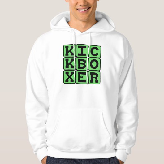 Kickboxer, Kampfkünste Hoodie (Vorderseite)