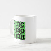 Kickboxer, Kampfkünste Kaffeetasse (Vorderseite Links)