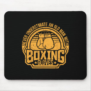 Kickboxer Kickboxen Boxer Boxen Vintage Design  Mousepad