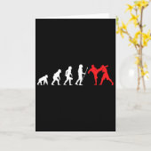 Kickboxer Kickboxen Entwicklungs Training Kampf  Karte (Gelbe Blume)
