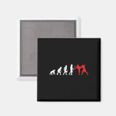 Kickboxer Kickboxen Entwicklungs Training Kampf Magnet (Vorderseite/Rückseite)