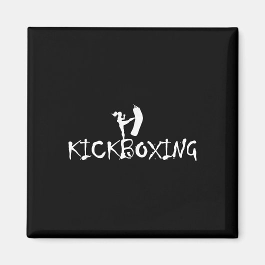 Kickboxer Kickboxen Kampfsport Boxen Mma Sparring Magnet (Vorne)