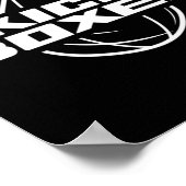 Kickboxer Kickboxen Kampfsport Kickboxing Kick Poster (Ecke)