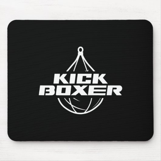 Kickboxer Kickboxen Martial Arts Kickboxen Kick Mousepad (Vorne)