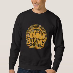 Kickboxer Kickboxing Boxer Boxing Vintag Sweatshirt