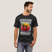 Kickboxer Kicking Kickboxing Mixed Martia T-Shirt (Vorne ganz)