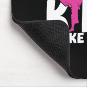 Kickboxer Mädchen Kämpferin Kickboxen Kampfsport M Mousepad (Ecke)