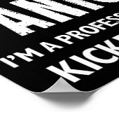 Kickboxer  poster (Ecke)