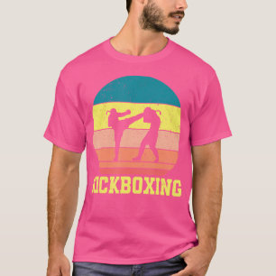 Kickboxer Silhouette Mixed Martial Arts Kickboxing T-Shirt