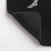 Kickboxer Typografie - Kickboxing Mixed Martial Ar Mousepad (Ecke)