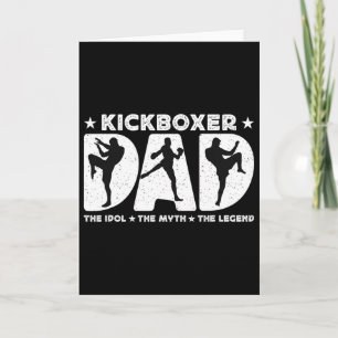 Kickboxer Vater Der Idol Der Mythos liebt Kickboxe Karte