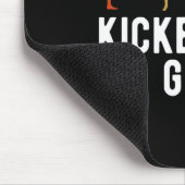 Kickboxerin Mädchen Kickboxer Mousepad (Ecke)