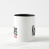 Kickboxers machen es besser tasse (Zentrum)