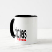 Kickboxers machen es besser tasse (Vorderseite Links)