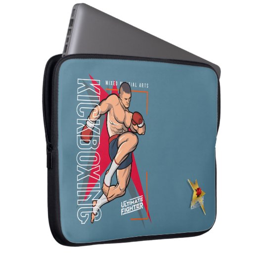 Kickboxing | 15" laptopschutzhülle (Vorne Rechts)