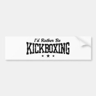 Kickboxing Autoaufkleber
