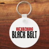 Kickboxing Black Belt Karate Schlüsselanhänger (Vorderseite)