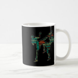Kickboxing Boxer Boxerschuh Kicken Savage Word C Kaffeetasse