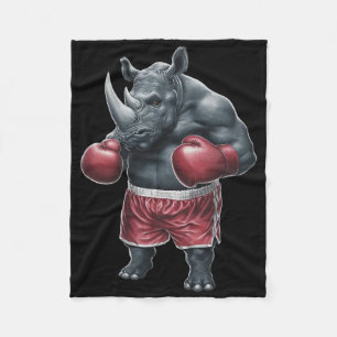 Kickboxing Boxer Rhino Workout Muay Thai Rh Fleecedecke
