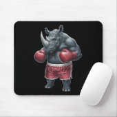 Kickboxing Boxer Rhino Workout Muay Thai Rh Mousepad (Mit Mouse)