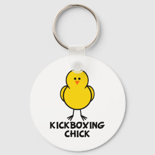 Kickboxing Chick Schlüsselanhänger