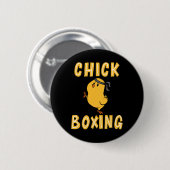 Kickboxing Chickboxing Kick Boxing Workout  Button (Vorne & Hinten)