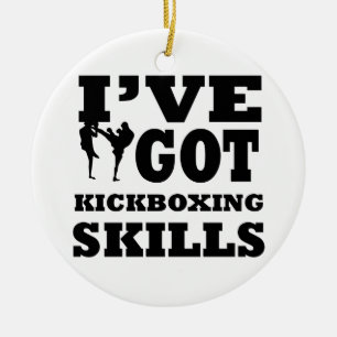 Kickboxing Entwürfe Keramikornament