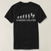KICKBOXING EVOLUTION KAMPFSPORT Retro T-Shirt (Design vorne)