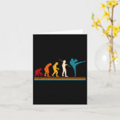 Kickboxing Evolution Kickboxer Karate Boxing Mixed Karte (Gelbe Blume)