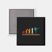 Kickboxing Evolution Kickboxer Karate Boxing Mixed Magnet (Vorderseite/Rückseite)