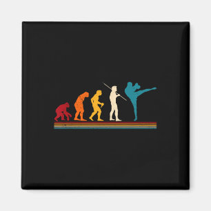 Kickboxing Evolution Kickboxer Karate Boxing Mixed Magnet