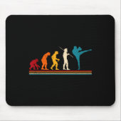 Kickboxing Evolution Kickboxer Karate Boxing Mixed Mousepad (Vorne)