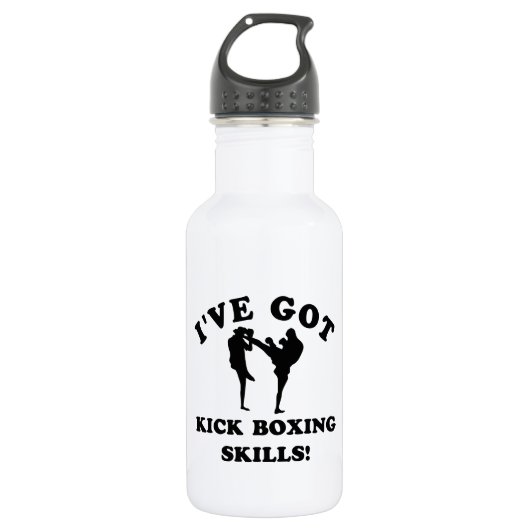 kickboxing Fähigkeitseinzelteile Trinkflasche (Vorderseite)