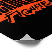 Kickboxing Fighter, Training, Sportswear, Boxing, Poster (Ecke)