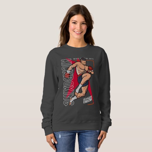 Kickboxing | Frauen Sweatshirt (Vorne ganz)