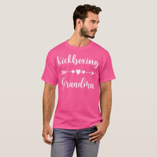 Kickboxing Großmutter T-Shirt (Vorne ganz)
