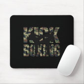 Kickboxing Grunge Design Fight Between Two Kickbox Mousepad (Mit Mouse)