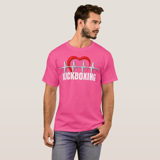 Kickboxing I-Liebe T-Shirt (Vorne ganz)