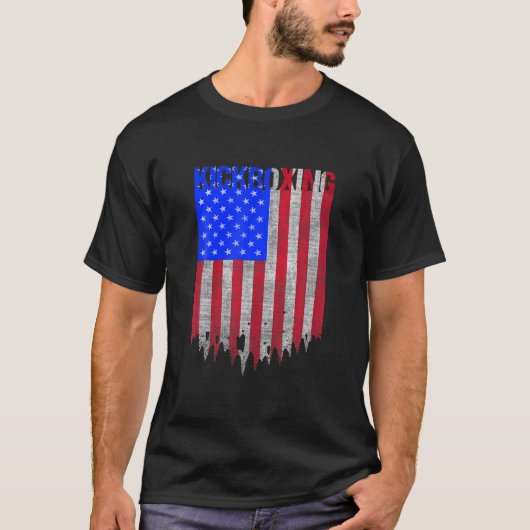 Kickboxing Inspiriere Kick Boxing Workout T-Shirt (Vorderseite)